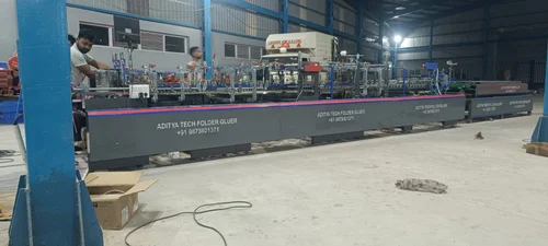 Corrugated Box Pasting Machine Manufacturing Facility India